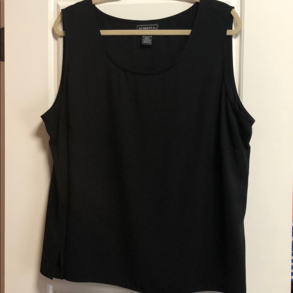 Black tank top
